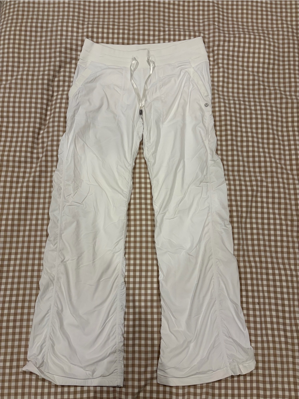 lululemon athletica White Lined Studio  Jogger Pants